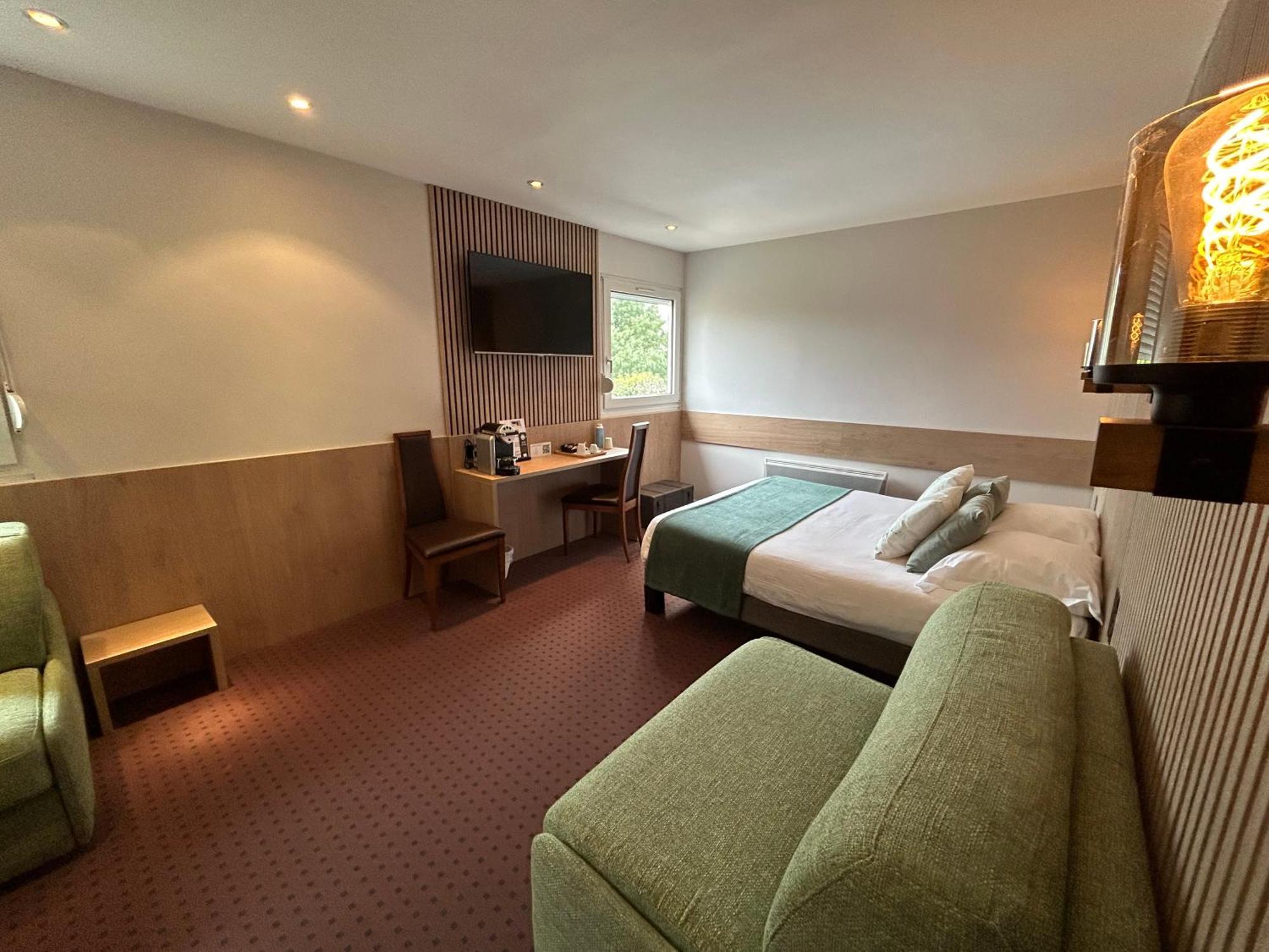 Les Orchidees , Hotel & Restaurant Verdun-sur-Meuse Buitenkant foto