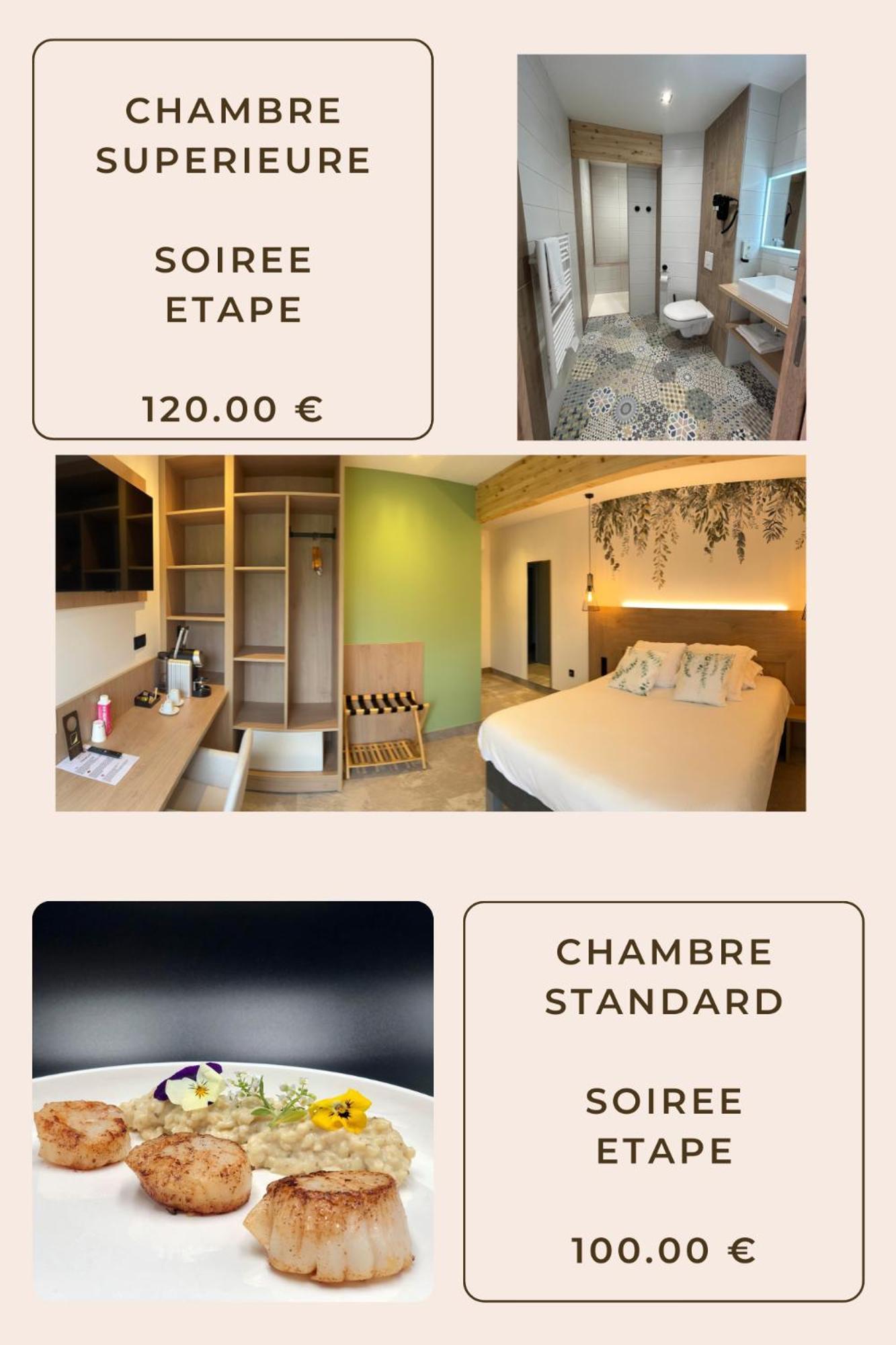 Les Orchidees , Hotel & Restaurant Verdun-sur-Meuse Buitenkant foto
